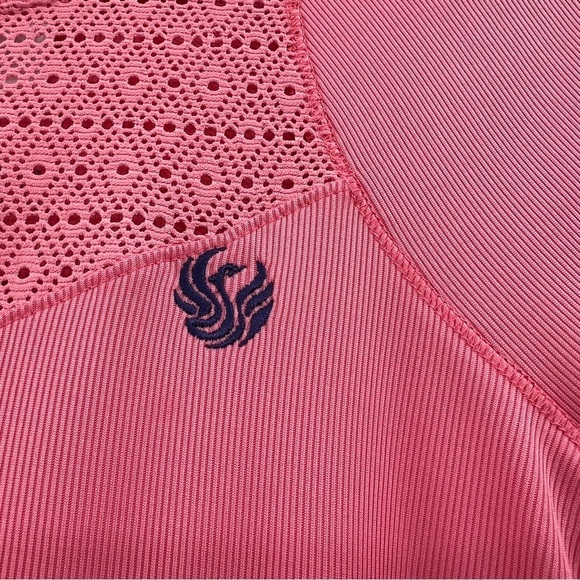 Lucky in Love Patch Stripe Long Sleeves Round Rally Skirt with Top Women - Pink - Picture 3 of 15